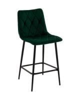 Стул полубарный Одди Diamond велюр темно-зеленый