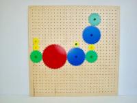 Тактильный навесной элемент «Набор «Зубчатые колёса 10 шт»