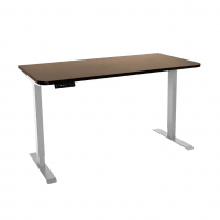 Стол с регулировкой высоты электрический LuxAlto LA-T33-2AR2 серый/трюфель ЛДСП 140*65*2.5