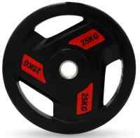 Диск обрезиненный c хватом UNIX Fit PRO 25 кг, 51 мм