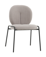 Стул Моллек букле светло-серый