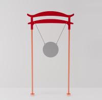 Элемент музыкальной площадки "Гонг" с ударным инструментом