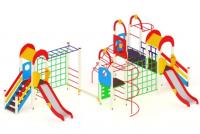 Детский игровой комплекс «Дворик детства» H=1200 ДИК 24-403