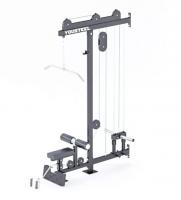 Блок, верхняя/нижняя тяга, нагружаемый дисками