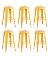 Стул барный TOLIX желтый глянцевый 6 шт.