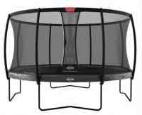 Батут BERG Elite Regular 380 Grey + защитная сетка Deluxe