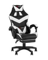 Кресло спортивное TopChairs MG-7019 черно-белый
