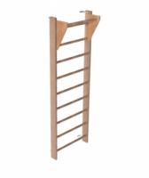 СТЕНКА ГИМНАСТИЧЕСКАЯ ШВЕДСКАЯ 800Х2600ММ С ТУРНИКОМ ПРЕМИУМ