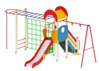 Детский игровой комплекс «Счастливое детство» H=1200 ДИК 20-07