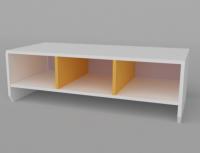 Детский стеллаж «Космос» 3-секционный