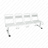 Стулья секционные четырехместные перфорированные Ст.02.04