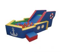 Игровой центр с сухим бассейном «Пароходик»