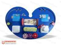 Бизиборд «Синее сердце»