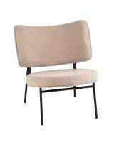 Кресло District Lounge букле капучино