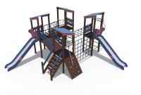 Игровой комплекс (серии Геометрия с металлическими скатами Н-1500) ДИО 10114