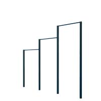 Турник Воркаут Kampfer Three-level Crossbar Light Workout 2-6 (Черно-желтый)