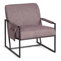 Кресло Charli LUX/Чарли Люкс велюр/букле, VT shape wood rose, 70х80х82 см