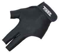 Перчатка бильярдная "Tiger-X " (черная) XL