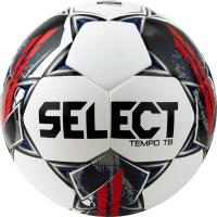 Мяч футбольный SELECT Tempo TB V23, 0575060001, р.5, FIFA Basic, ПУ, термосш, бело-сине-красны