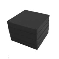 Мат № 11 (100 х 100 х 10) складной 4 сложения "КМС" чёрный