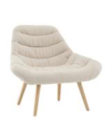 Кресло Олби Страйпс белый