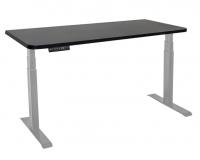Стол с регулировкой высоты электрический LuxAlto LA-T33-2A3 серый/черный ЛДСП 140*70*2.5