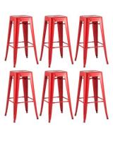 Стул барный TOLIX красный глянцевый 6 шт.