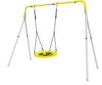 Качели двойные + ГНЕЗДО качели Romana R.103.28.04 (серый/жёлтый)