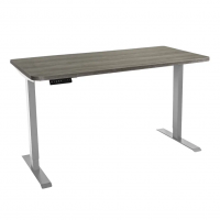Стол с регулировкой высоты электрический LuxAlto LA-T33-2AR2 серый/дуб серо-бежевый ЛДСП 160*70*2.5