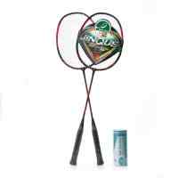 Набор для бадминтона DOUBLE FISH JINQUE 1301/2, 2 ракетки + 3 волана + овергрип