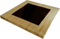 Помост для гиревого спорта 1.5х1.5х0.1м рез. Амортизатор 1х1х0.01м.