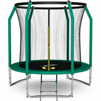 Батут премиум 8FT с внутренней страховочной сеткой и лестницей