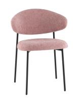 Стул Evan шенилл пыльно-розовый