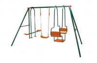 Детский комплекс DFC качели: планер, лодка и верёвочные