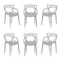 Комплект из 6-ти стульев Masters серый