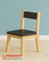 Детский шахматный стул черный Приоритет