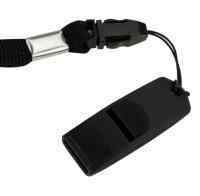 Свисток тренировочный JUMPfs, FS-BK, пластик, без шарика, черный