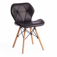 Стул STUTTGART (mod. 74) экокожа/дерево береза/металл, 50 х 47 х 73 см, серый 22