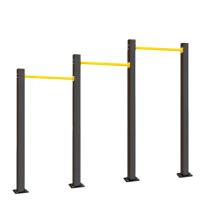 Турник Воркаут Kampfer Three-section Crossbar Workout 2-2 (Черно-желтый)