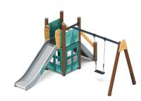 Счастливое детство (Тайга) - ДИК 2.01.01-03 - Игровой комплекс H=1200