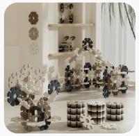 Конструктор UNIX Kids Snowflakes Grey-Camel