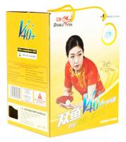 Мяч для настольного тенниса Double Fish Fish 1*, V40+1, 100 шт