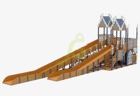 Зимняя деревянная горка "IgraGrad Snow Fox 17" с тремя скатами