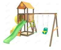 Детская площадка IgraGrad Панда Фани с винтовой трубой