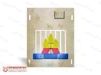 Тактильно-развивающая панель-лабиринт «Увлекательная геометрия»