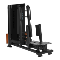 Отведение бедра стоя профессиональный BRONZE GYM NEO105