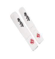 Чулковая защита голени и стопы трехсекционная с логотипом Киокусинкай