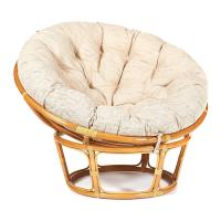 Кресло Папасан/Papasan (23/01 W) /с подушкой/ диаметр подушки 129см, 115х101х104см, медовый, ткань старт
