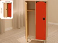 Шкафчик 2-секционный для детского сада