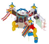 Детский игровой комплекс «Морской» H=1200, 2000 ДИК 32-1710